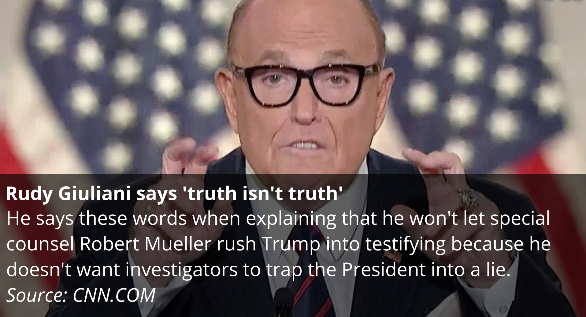 Giuliani speaks